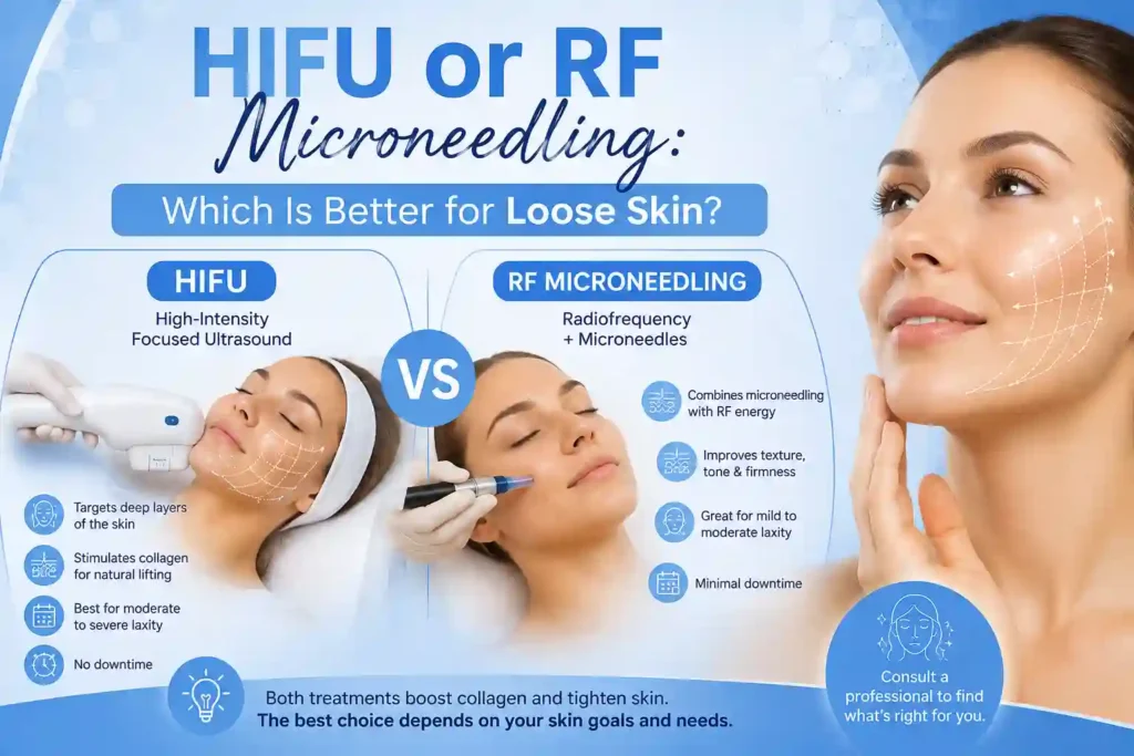 Lost the Weight but Not the Loose Skin? What You Should Know 2 HIFU or RF Microneedling: Which Is Better for Loose Skin Lincolnshire?